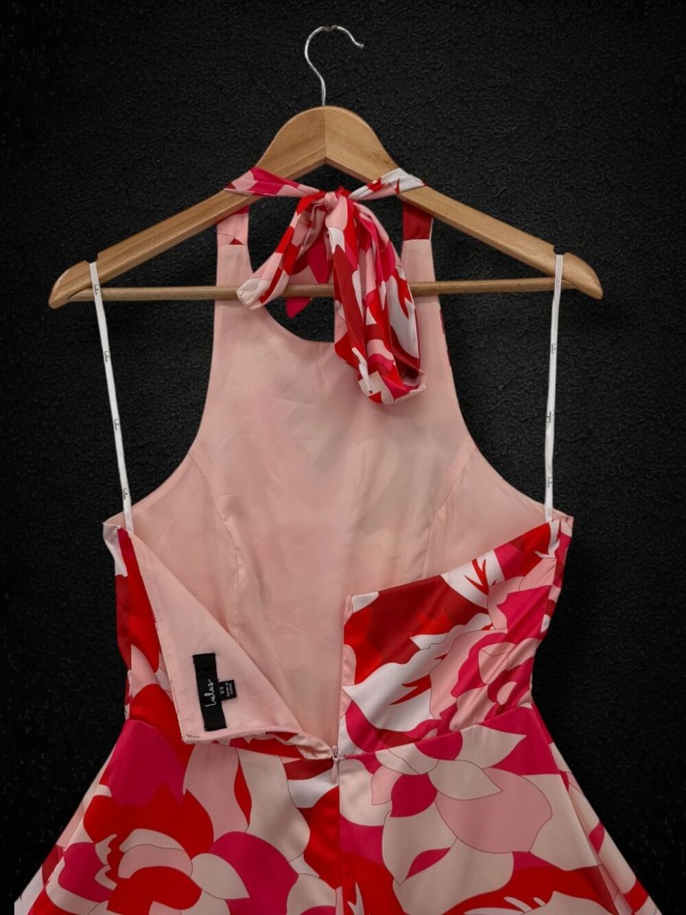 Lulus Disco Hawaiian Tropical Floral Bow Back Mini Romper XS - Picture 3 of 7